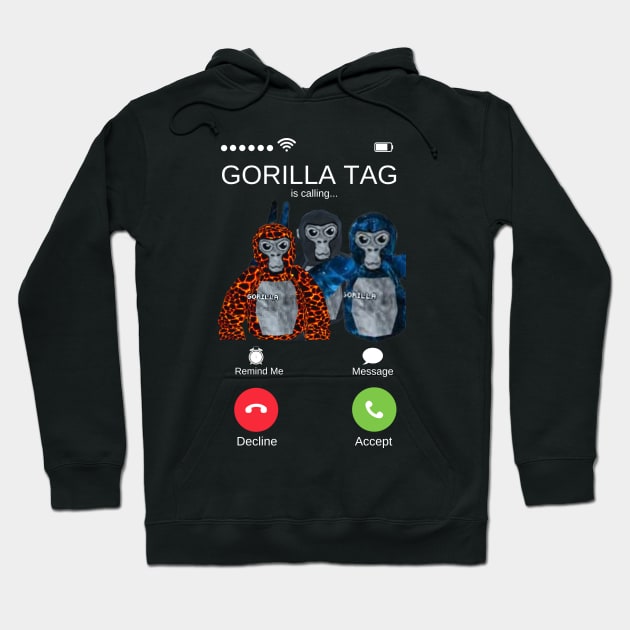 Gorilla Tag VR Gamer Merch Monke Hoodie by gts